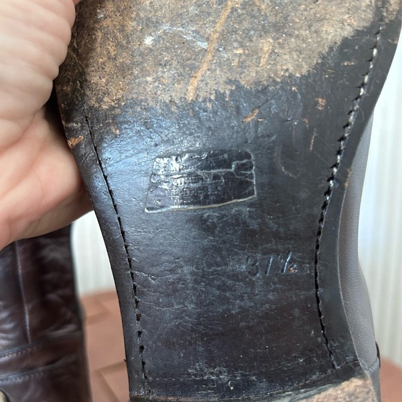 Alberto Fasciani Brown Italian Leather Riding Boots Women’s Size 37.5 - Picture 11 of 14